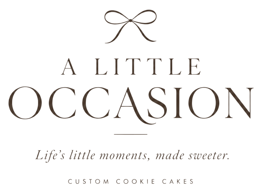 A Little Occasion — Life’s little moments, made sweeter. Custom cookie cakes